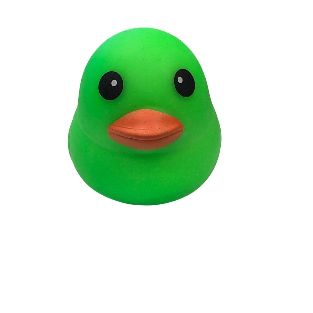 Laffy Quacks Blue Rubber Duck Squish Stretch Sensory Toy Stress Ball Fidget NEW